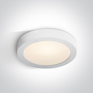 ONE LIGHT 62130F/W/W Themelo biały plafon LED IP40 3000K 30W