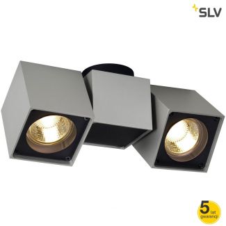 SLV 151534 ALTRA DICE SPOT 2 sufitowa, srebrnoszary/czarny, 2x GU10, max. 2x 50W - SUPER PROMOCJA