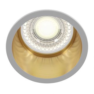 MAYTONI DL049-01WG Downlight Reif Downlight White with Gold
