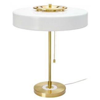 King Home MT21409-3-350 Lampa biurkowa ARTE biało-złota - aluminium, szkło
