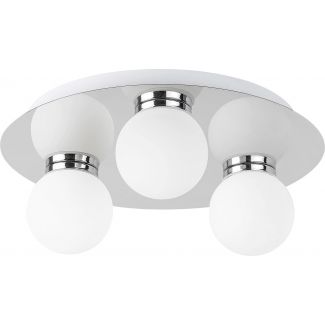 RABALUX Becca 2113, bathroom lamp, chrome/white,G9 3X MAX 28W, IP44