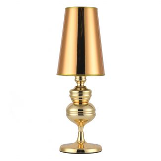 Step into design MT-8046-18 gold Lampa stołowa QUEEN złota 18 cm