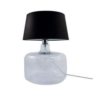 ZUMALINE 002177-014426 BATUMI lampa stołowa transparentny, czarny, biały