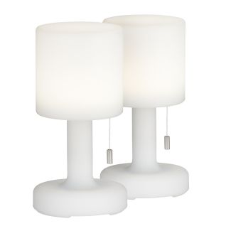 FISCHER & HONSEL 850252 Termoli lampa stołowa zewnętrzna biała