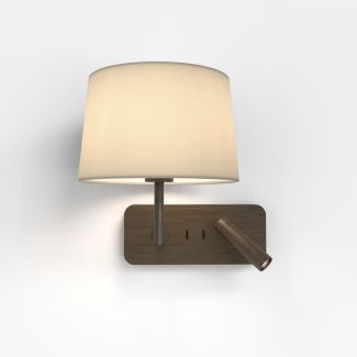 ASTRO 1406012 Side by Side Grande USB lampka do czytania brązowy