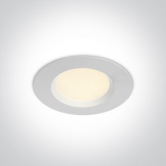 ONE LIGHT 10107UV/W Tala biała wpuszczana oprawa typu downlight SMD LED UGR19 IP44 z regulacją CCT 3000K-4000K-6000K 7W