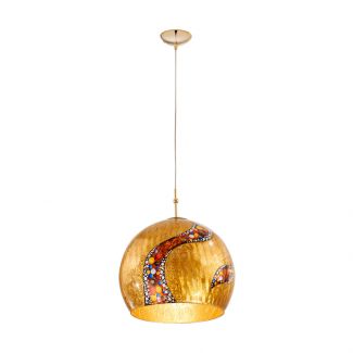 KOLARZ 0392.31L.3.KI.AU LUNA lampa wisząca złoto 24K
