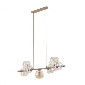 TK-LIGHTING 11109 LAVA SABIA LAMPA WISZĄCA 7XG9