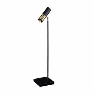 AMPLEX 8376 KAVOS LAMPA GABINETOWA (black/gloss brass)