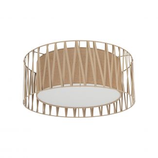 TK-LIGHTING 11464 HARMONY SABIA JUTA LAMPA SUFITOWA 4XE27