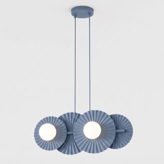EMIBIG 1827/4 UMBRA 4 DUSTY BLUE Lampa wisząca