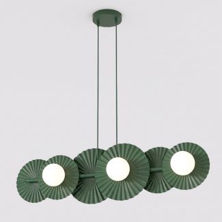 EMIBIG 1829/6 UMBRA 6 OLIVE GREEN Lampa wisząca
