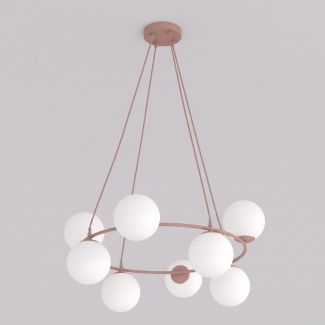 EMIBIG 1831/8 AZURA 8 CORAL OPAL Lampa wisząca