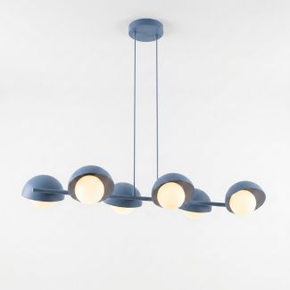 EMIBIG 1833/6 BOOM 6 DUSTY BLUE Lampa wisząca