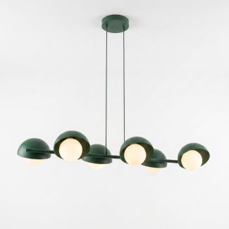 EMIBIG 1835/8 BOOM 6 OLIVE GREEN Lampa wisząca