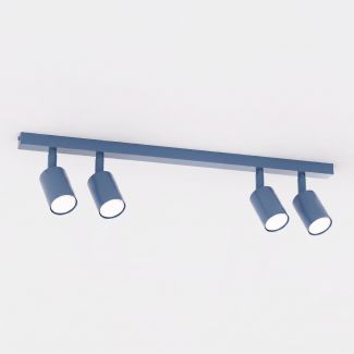 EMIBIG 1836/4 FLASH 4 DUSTY BLUE Lampa sufitowa