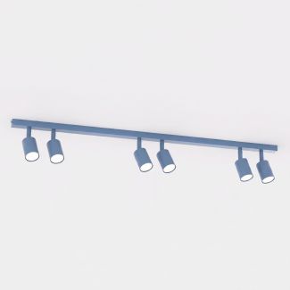 EMIBIG 1836/6 FLASH 6 DUSTY BLUE Lampa sufitowa