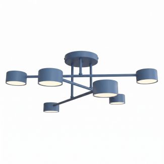 EMIBIG 1839/6 HALO 6 DUSTY BLUE Lampa sufitowa