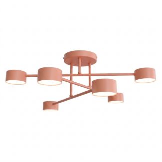EMIBIG 1840/6 HALO 6 CORAL Lampa sufitowa