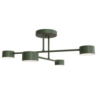 EMIBIG 1841/4 HALO 4 OLIVE GREEN Lampa sufitowa