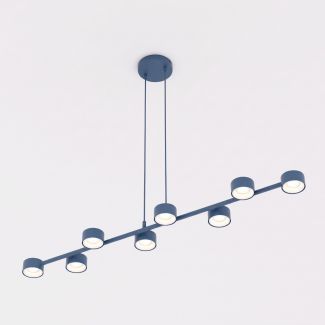 EMIBIG 1842/8 MEGARA 8 DUSTY BLUE Lampa wisząca