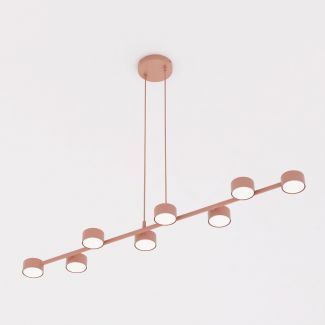 EMIBIG 1843/8 MEGARA 8 CORAL Lampa wisząca