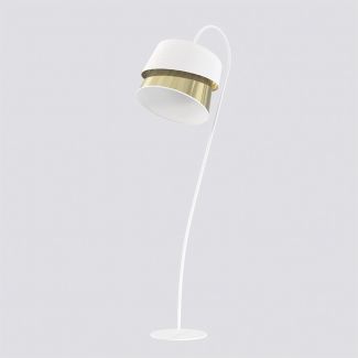 EMIBIG 1710/LP1 CANVA LP1 WHITE GOLD Lampa podłogowa