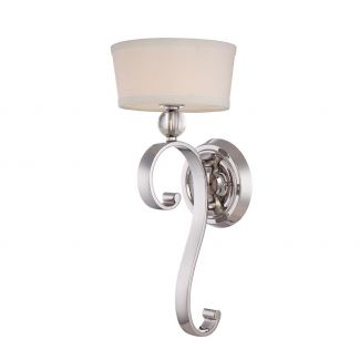 ELSTEAD Madison Manor QZ-MADISON-MANOR1-IS 1 Light Wall Light - Imperial Silver
