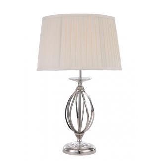ELSTEAD AEGEAN AG/TL POL NICKEL 1Lt Table Lamp