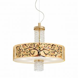 KOLARZ 0345.36.3.AL.MU.OKPT EMOZIONE lampa wisząca złoto 24K