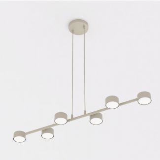 EMIBIG 1707/6 MEGARA 6 MOKKA Lampa wisząca