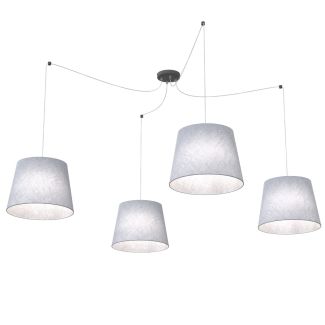 EMIBIG 1424/4 ASCOT 4 GRAY lampa wisząca