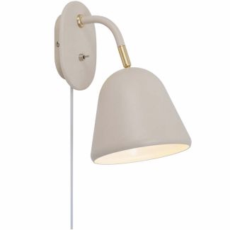 Nordlux 2112101001 Lampa ścienna FLEUR E14 15W Metal Beżowy