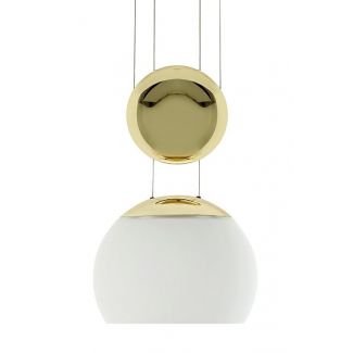 King Home JD8015.GOLD Lampa wisząca CONTROL złota - LED, szkło, aluminium
