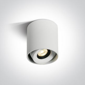 ONE LIGHT 12108X/W/W Pylos biały cylinder COB LED 3000K