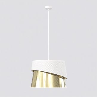 EMIBIG 1710/1 CANVA 1 WHITE GOLD Lampa wisząca