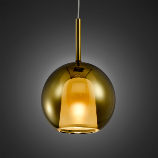 ALTAVOLA DESIGN LA064/P_25_gold Lampa wisząca EUFORIA No. 1 25cm złota