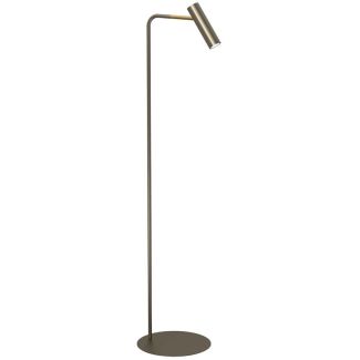 LUMINEX 271 Lampa podł. Axion titanium gold/gold 1xGU10