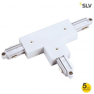 SLV 143081 T-łącznik 2 do szyny 1-fazowej HV biały uziem. prawe łącznik 1-fazowy