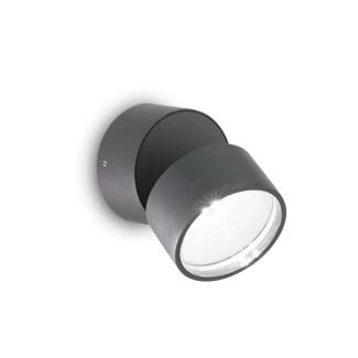 IDEAL LUX 285450 OMEGA AP ROUND ANTRACITE 3000K KINKIET antracyt