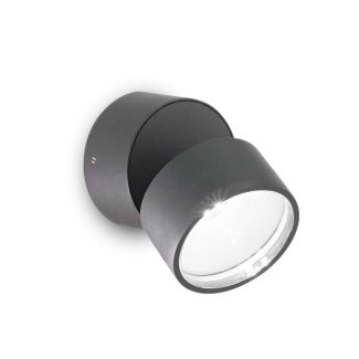 IDEAL LUX 285467 OMEGA AP ROUND ANTRACITE 4000K KINKIET antracyt