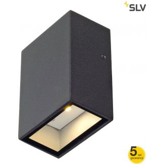 SLV 232465 QUAD 1 lampa ścienna, kwadratowa, antracyt, LED, 1x3W, 3000K - SUPER PROMOCJA