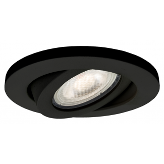 LIGHT PRESTIGE LP-440/1RS BK movable Oczko podtynkowe okrągłe ruchome Lagos czarne