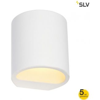 SLV 148016 PLASTRA lampa ścienna, GL 104 ROUND, biały gips, G9, max. 42W - SUPER PROMOCJA