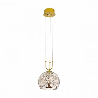 KOLARZ 0392.31+1M.3.AL.MT LUNA lampa wisząca złoto 24K