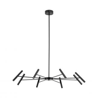 TK-LIGHTING 18224 NIVA BLACK LAMPA WISZĄCA LED 40W