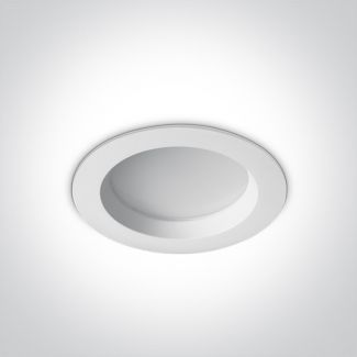 ONE LIGHT 10113B/W/C Pomos 2 biała wpuszczana oprawa typu downlight LED IP54 4000K 13W