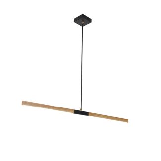 LIGHT PRESTIGE Lampa wisząca Lugano 1xLED brązowa/czarna LP-2828/1P -132
