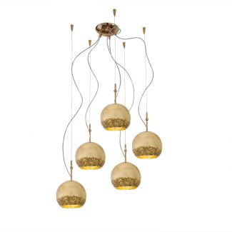 KOLARZ 0392.35.3.LI.GA LUNA lampa wisząca złoto 24K