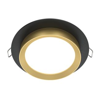 MAYTONI DL086-GX53-RD-BG Hoop Downlight czarny,złoty